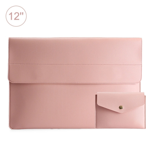 12 inch POFOKO Lightweight Waterproof Laptop Protective Bag(Pink)