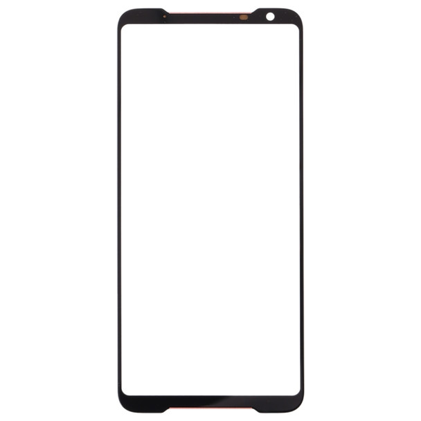 Front Screen Outer Glass Lens for Asus ROG Phone II ZS660KL (Black)