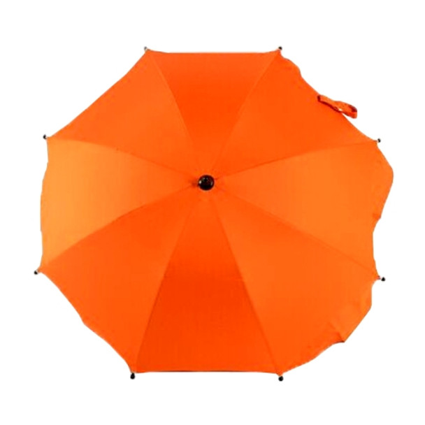Adjustable Laciness Umbrella For Golf Carts, Baby Strollers/Prams And Wheelchairs To Provide Protection From Rain And The Sun(Orange Light)