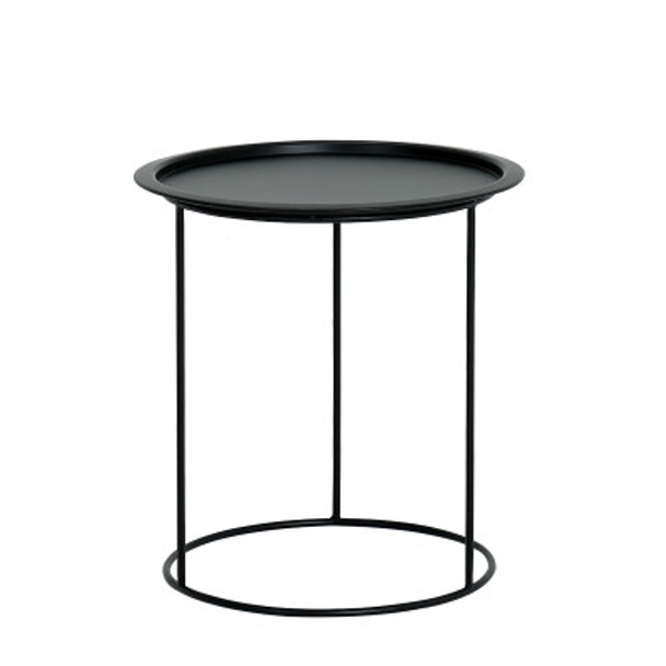 Nordic Wrought Iron Small Coffee Table Fashion Simple Living Room  Circular Shape Table(48x48x50cm)