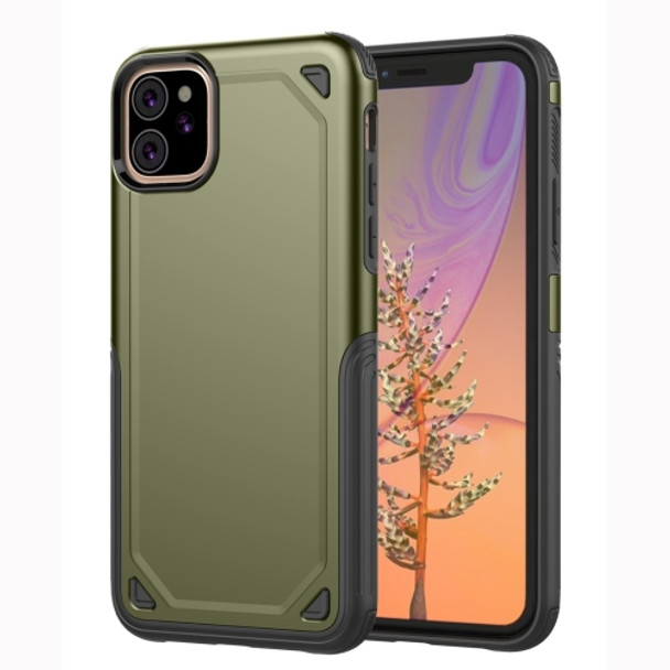 Shockproof Rugged Armor Protective Case for iPhone 11(Army Green)
