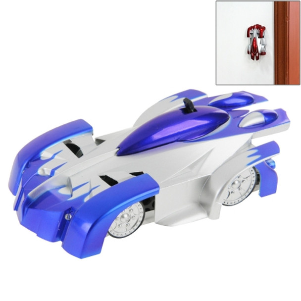 Superior Cool Infrared Control Toy Car Remote Control RC Wall Climber Car Climbing Stunt Car(Blue)