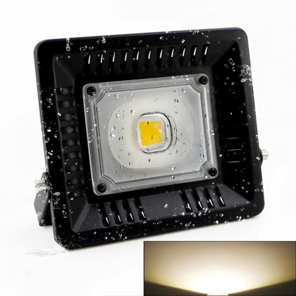 30W Waterproof 3000K Warm White Light LED Floodlight Lamp, Luminous Flux: > 2400LM, PF > 0.9, RA > 80, AC 90-140V