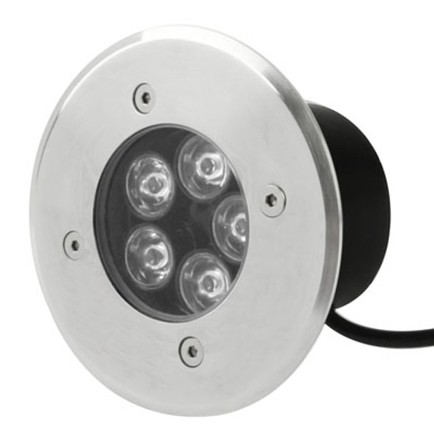 5W Buried Light Lamp, Blue Light, Waterproof 5 LED Light, AC 85-220V