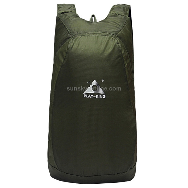 1328 20L Outdoor Climbing Portable Foldable Anti-splash Bag Ultralight Backpack, Max Load: 15kg (Army Green)