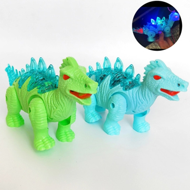 Children Electric Rope Dinosaur Walking Doll Toy with Light Music, Random Color Delivery
