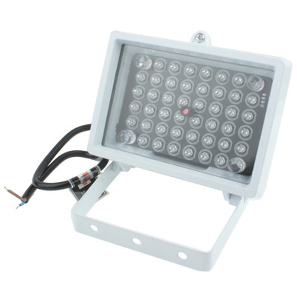 48 LED Auxiliary Light for CCD Camera, IR Distance: 60-80m (ZT50-4W), Size: 12.8x9x8cm(White)