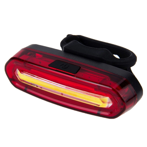 AQY-096 IPX4 Detachable USB Rechargeable Single Color LED Bike Taillight (White)