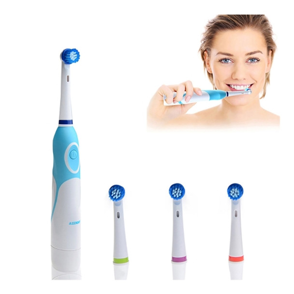 AZDENT Rotating Electric Toothbrush with 4 Brush Heads