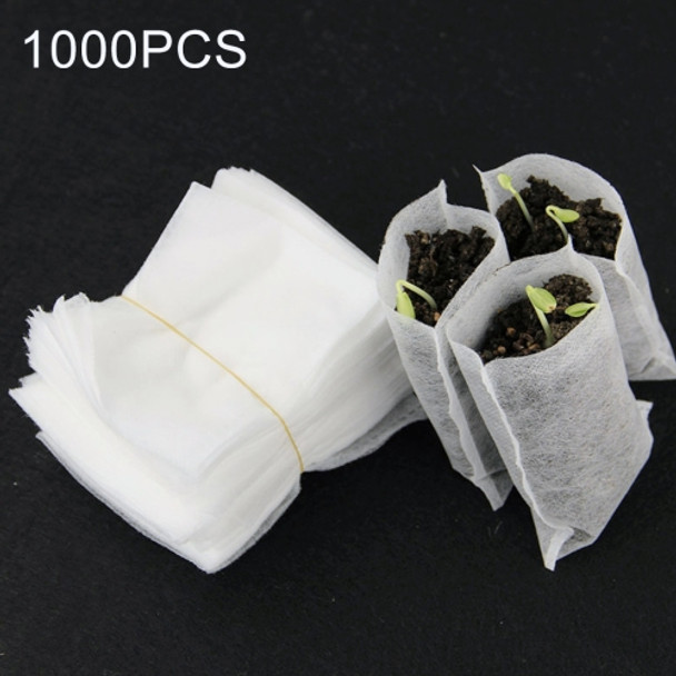 1000 PCS Nursery Pots Seedling-Raising Bags Environmental Non-woven Nursery Bags