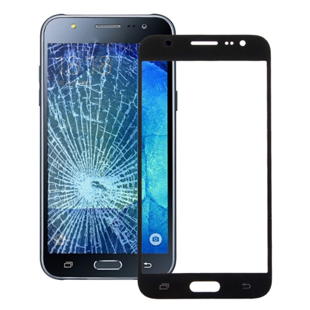 Front Screen Outer Glass Lens for Galaxy J5 / J500(Black)