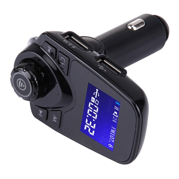 T11 Bluetooth FM Transmitter Car MP3 Player with LED Display, Support Double USB Charge & Handsfree & TF Card & U Disk Music Play Function