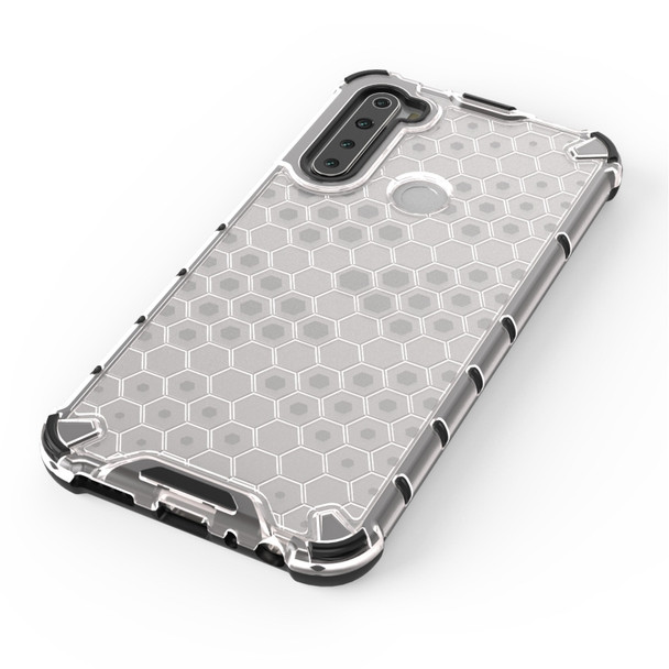 For OPPO Realme 5 Shockproof Honeycomb PC + TPU Case(Grey)