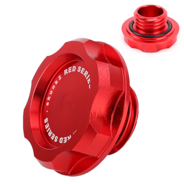 Car Modified Stainless Steel Oil Cap Engine Tank Cover for Honda, Size: 5.6 x 3.2cm(Red)