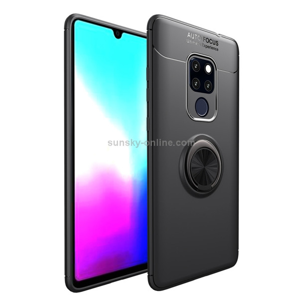 Shockproof TPU Case for Huawei Mate 20, with Holder (Black)