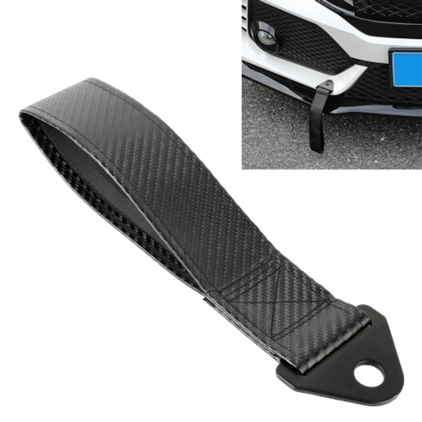 Car Universal Tow Strap Screw Hole Carbon Fiber Towing Rope