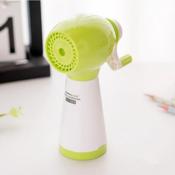 Fully Automatic Pen Sharpener Three-stage Adjustment Manual Pen Sharpener(Green)