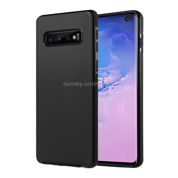 SULADA Car Series Magnetic Suction TPU Case for Galaxy S10 (Black)