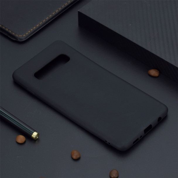 Candy Color TPU Case for Samsung Galaxy S10(Black)