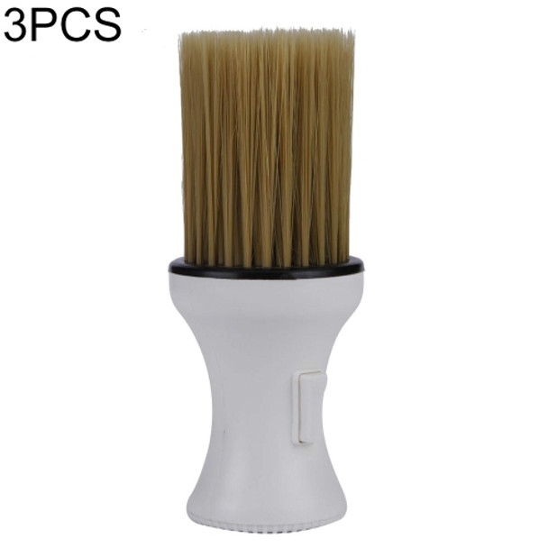 3 PCS GECHEN Profession Hair Soft Brush Comb Neck Cleaning Brushes Hairdressing Styling Clean Tools