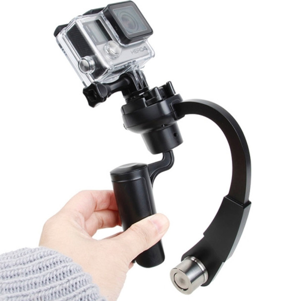 HR255 Special Stabilizer Bow Type Balancer Selfie Stick Monopod Mini Tripod for GoPro HERO4 /3+ /3(Black)