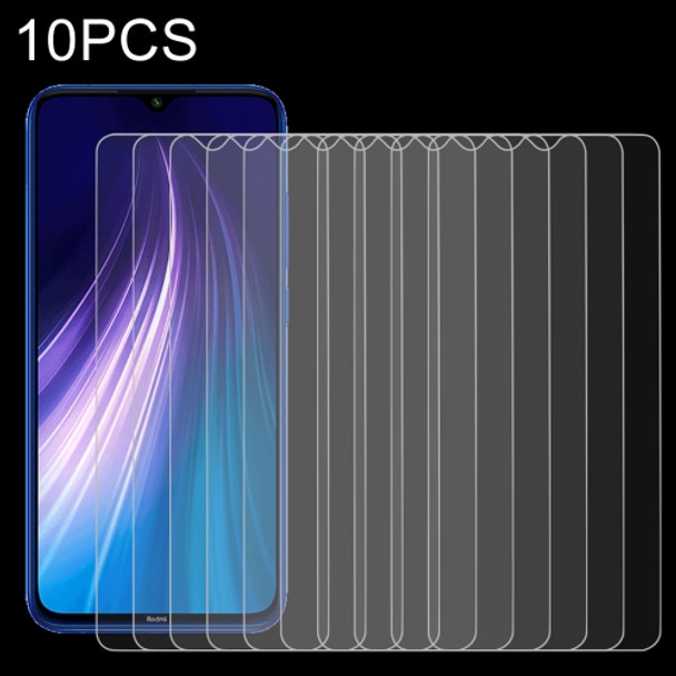 For Xiaomi Redmi Note 8 10 PCS 0.26mm 9H 2.5D Tempered Glass Film