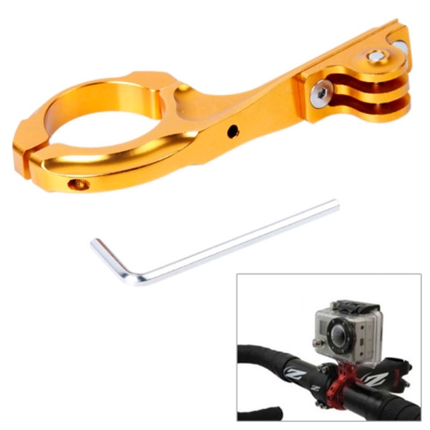 TMC HR85 Bike Aluminum Handle Bar Adapter Pro Mount for GoPro  NEW HERO /HERO6   /5 Session /5 /4 Session /4 /3+ /3 /2 /1, Xiaoyi Sport Cameras(Gold)