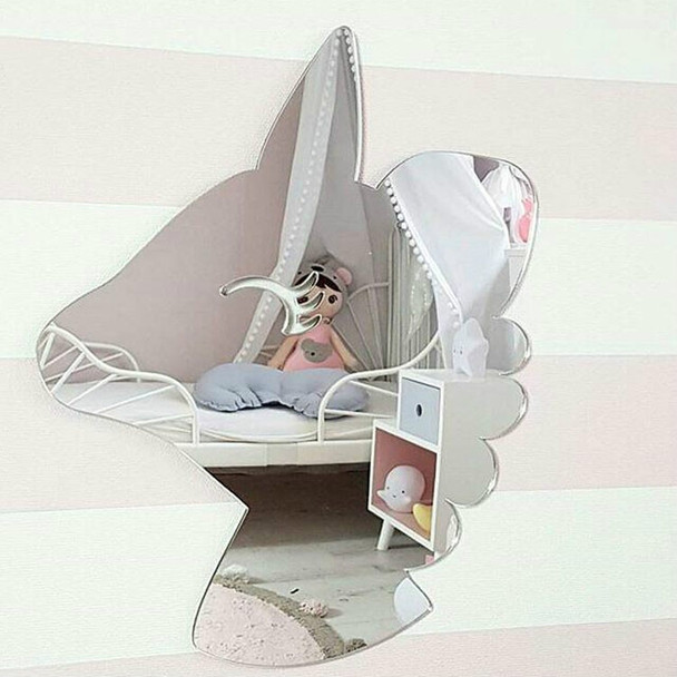 Creative Home Baby Room Children Room Cartoon  Acrylic Mirror Pendant Decoration, Style:Unicorn ?33x25x0.3cm?