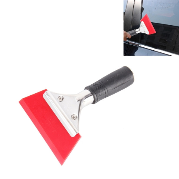 For Short Handle Tendon Scraper Car Film Tools Wiper Plate Glass Cleaning Tool(Red)