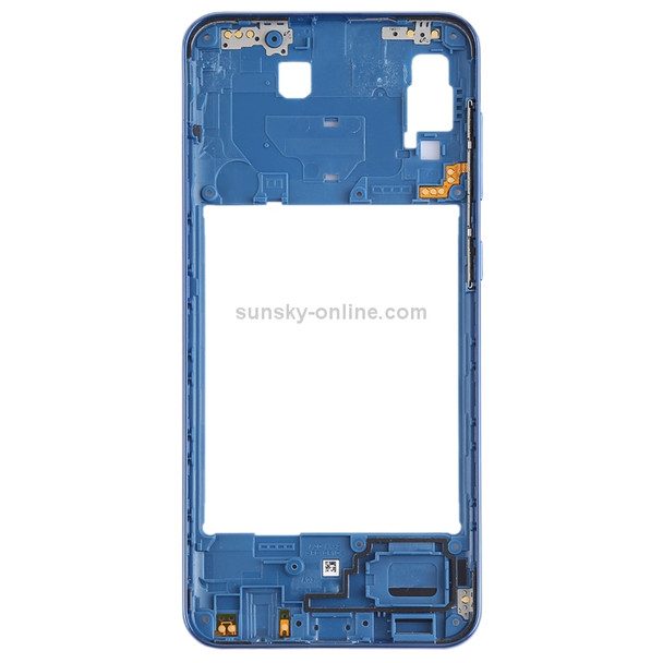 Middle Frame Bezel Plate for Galaxy A30 SM-A305F/DS(Blue)