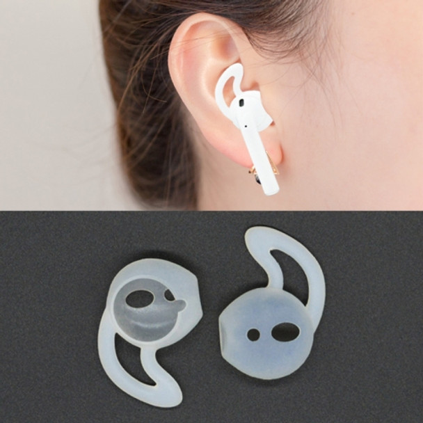 Wireless Bluetooth Earphone Silicone Ear Caps Earpads for Apple AirPods (Transparent)