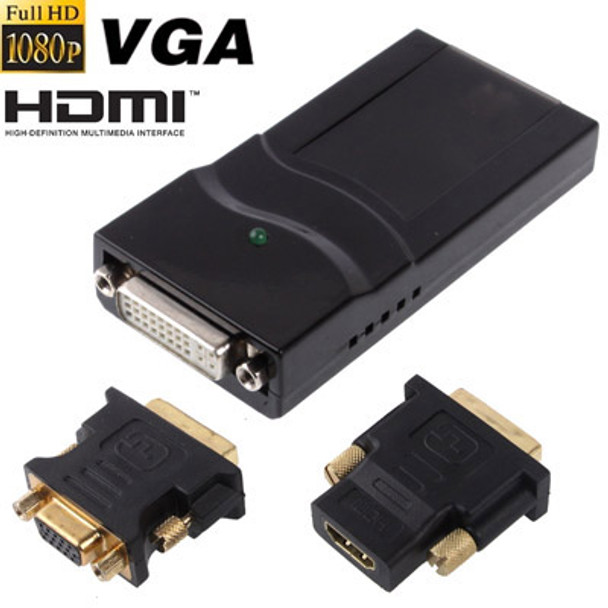 USB 2.0 to DVI / VGA / HDMI Display Adapter, Support Full HD 1080P, Expandable up to 6 Display Units