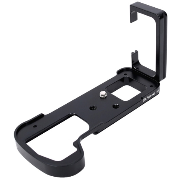 FITTEST LB-GH5 Vertical Shoot Quick Release L Plate Bracket Base Holder for Panasonic LUMIX GH5 Camera Metal Ballhead(Black)