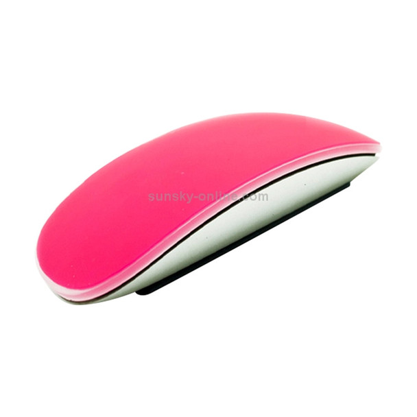 Silicone Soft Mouse Protector Cover Skin for MAC Apple Magic Mouse(Magenta)