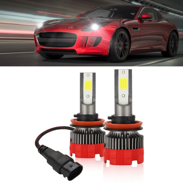 2 PCS EV18 H11 DC9-30V 20W 6000K 2500LM Car LED Headlight Lamps