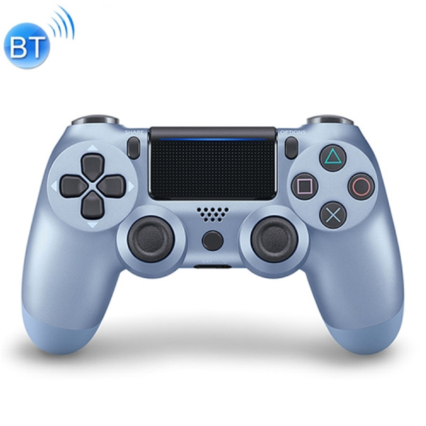 For PS4 Wireless Bluetooth Game Controller Gamepad with Light (Blue)