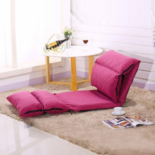 Folding Bed Living Room Modern Lazy Couch Furniture Floor Gaming Chair Sleeping Sofa Bed(Deep Purple)