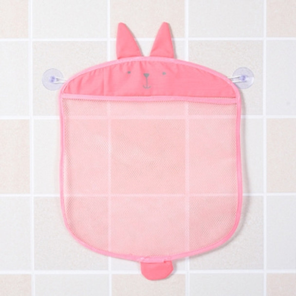 Multi-function Sundries Storage Bag Baby Bathroom Mesh Bag for Toys( Pink )