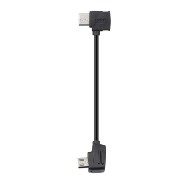 STARTRC 10cm USB-C / Type-C to Micro USB Converting Connector Data Cable for DJI Mavic Mini /  Air, Shark Remote Controller(Black)