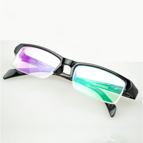 Women Men Half Frame Myopia Glasses HD AC Green Film Lens Myopia Eyeglasses(-3.50D)