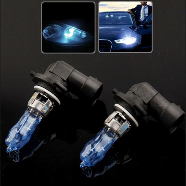 HOD 9005 Halogen Bulb, Super White Car Headlight Bulb, 12 V / 100W, 6000K 2400 LM (Pair)