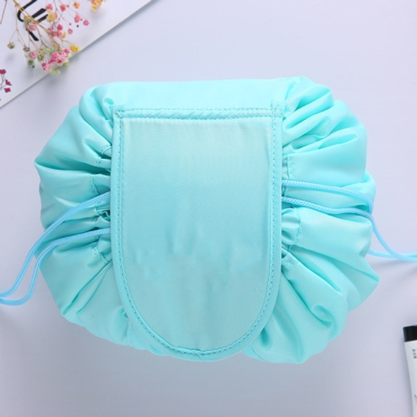 Travel Large Volume Drawstring Bag Cosmetic Sundries Storage Bag(Mint Green)