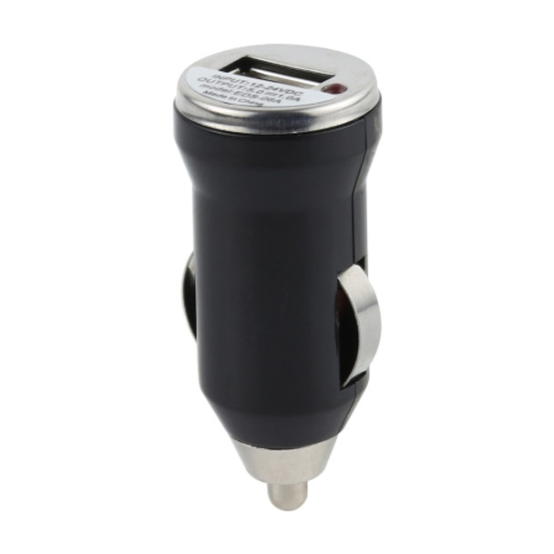 DC 5V / 1A USB Car Charger for Galaxy SIV / i9500 / SIII / i9300 / i8190 / S7562 / i8750 / i9220 / N7000 / i9100 / i9082 / BlackBerry Z10 / HTC X920e / Nokia / Other Mobile Phones(Black)