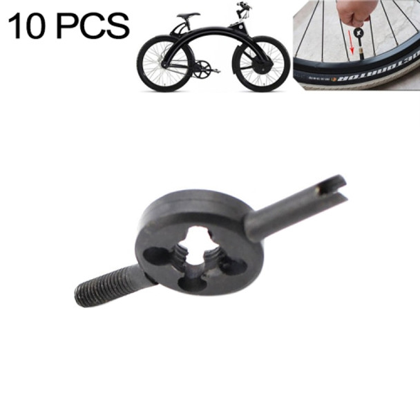 10 PCS Bicycle Valve Wrench Multi-functional Valve Mouth Key