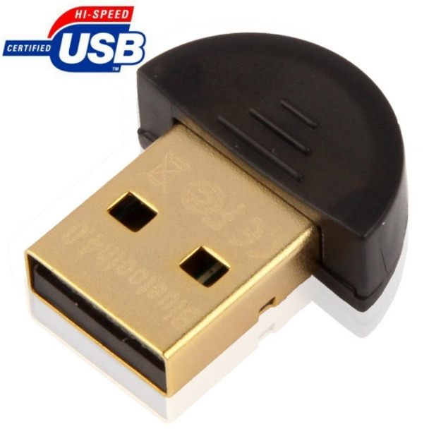 Micro Bluetooth 4.0 + EDR USB Adapter, Support Voice Data (Transmission Distance: 30m)(Black)