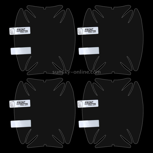 4 PCS Car Auto OPVC Door Bowl Handle Anti-scratch Protective Film for Nissan