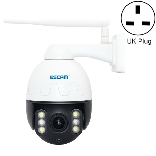 ESCAM Q2068 1080P Pan / Tilt WiFi Waterproof IP Camera, Support Onvif Two Way Talk & Night Vision, UK Plug