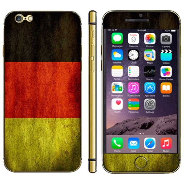 Germany Flag Pattern Mobile Phone Decal Stickers for iPhone 6 Plus & 6S Plus