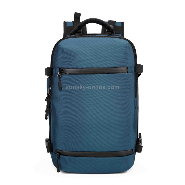 Ozuko 8983 Large Capacity Waterproof Travel Outdoor USB Shoulder Backpack 17 Inch(Blue)