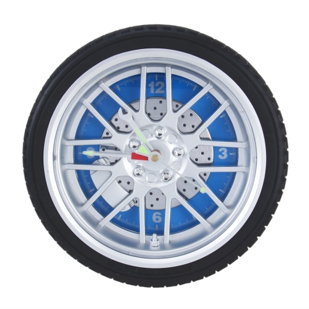 Battery Powered Plastic Wheel Tire Caliper Shaped Desk Alarm Clock, Size: 26*7.2cm